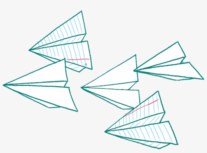 Paper Planes - Paper Plane, transparent png download