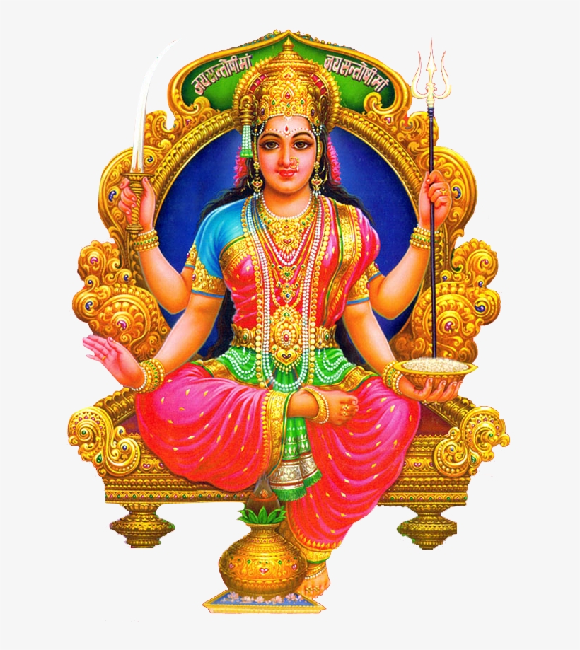 Shree Shree Shakti Parivar - Santhoshi Mata, transparent png download