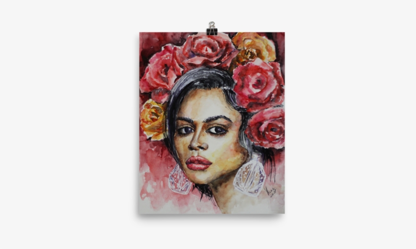 Mexican Woman Print - Modern Art, transparent png download