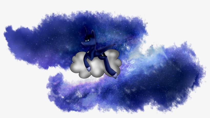 Sparklenikki, Cloud, Ethereal Mane, Princess Luna, - Illustration, transparent png download
