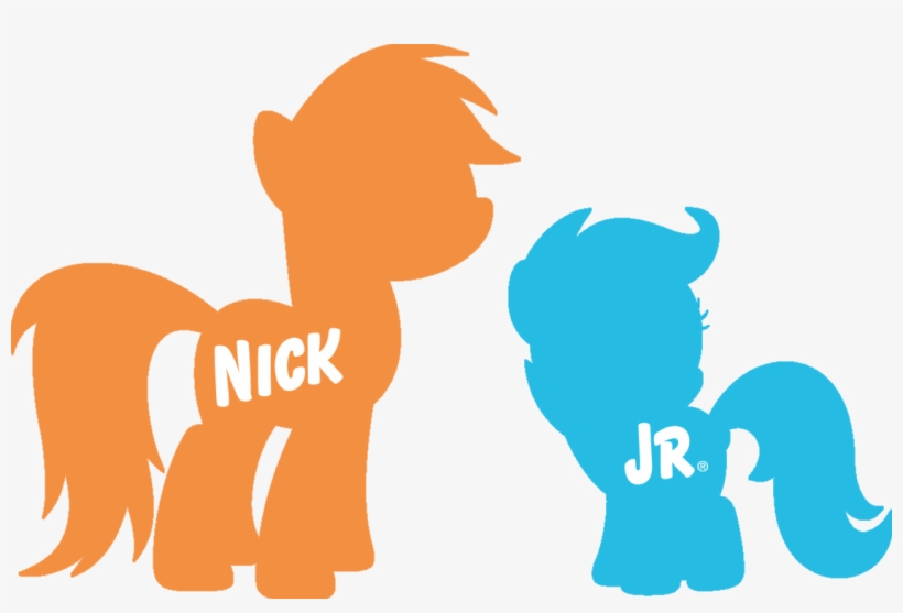 My Little Pony Silhouette - Nick Jr, transparent png download