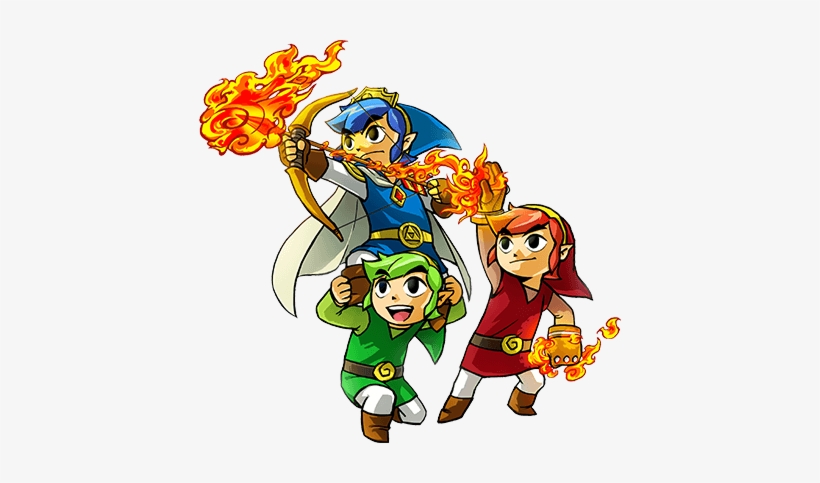 Artwork Characters - Tri Force Heroes Link, transparent png download