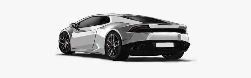 Png Black And White Stock Collection Of Lamborghini - Lamborghini Huracan Outline Logo, transparent png download