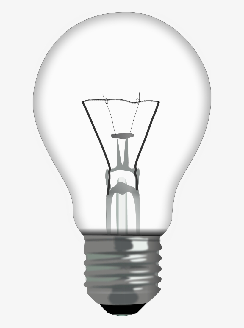 Free Icons Png - Incandescent Bulb, transparent png download