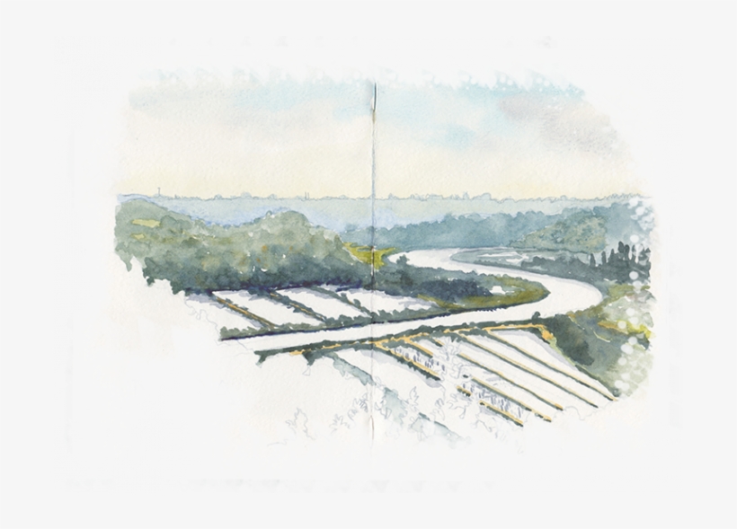 Linda Toolsema Is An Economist And Sketchbook Artist - Viaduct, transparent png download