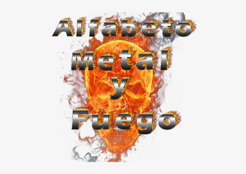 Alfabeto Metal Y Fuego Png - Alphabet, transparent png download