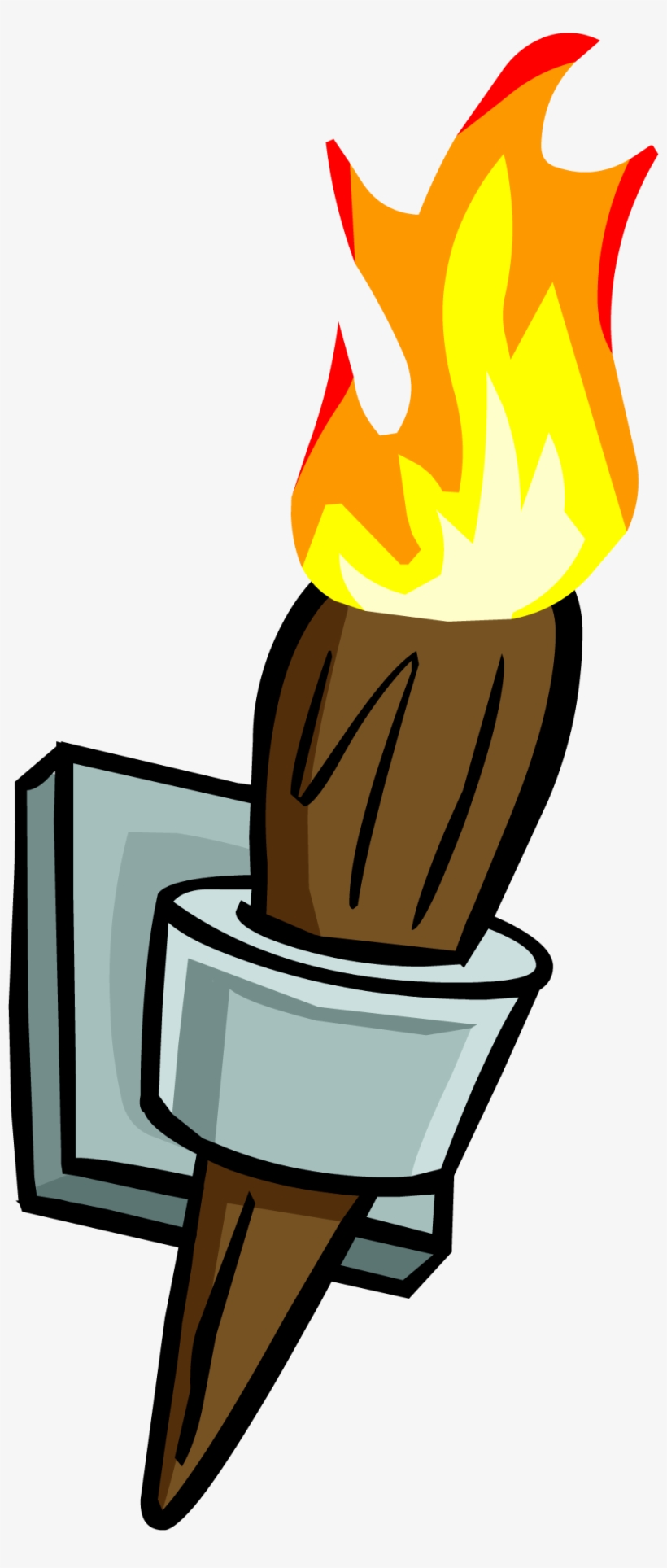 Wall Torch - Png - Torch Clipart, transparent png download