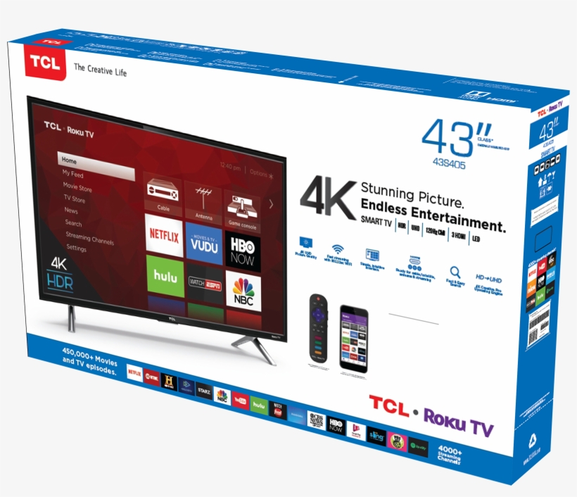 See More Hot 100 Tv - 43 Inch Tcl 4k, transparent png download
