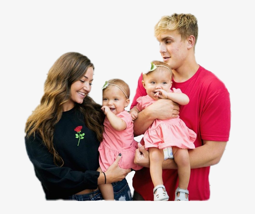 Jakepaul Erikacostell Twins Jerika $jerika4life💍💙💕 - Jake Paul Taytum And Oakley Dad, transparent png download