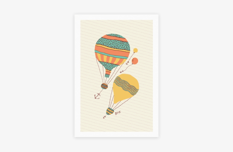 Balloon Flight Poster - Flight, transparent png download