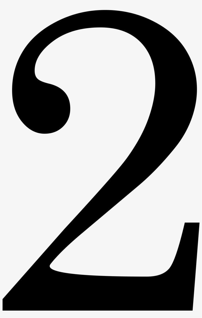 Number 2 Png, transparent png download