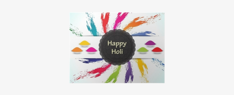 Colorful Background Design For Indian Festival Holi - Festival, transparent png download
