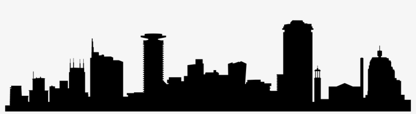 City Skyline-01 - Silhouette, transparent png download