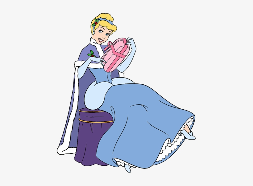 Cinderella Clipart Christmas - Disney Princess Cinderella And Prince Charming Christmas, transparent png download
