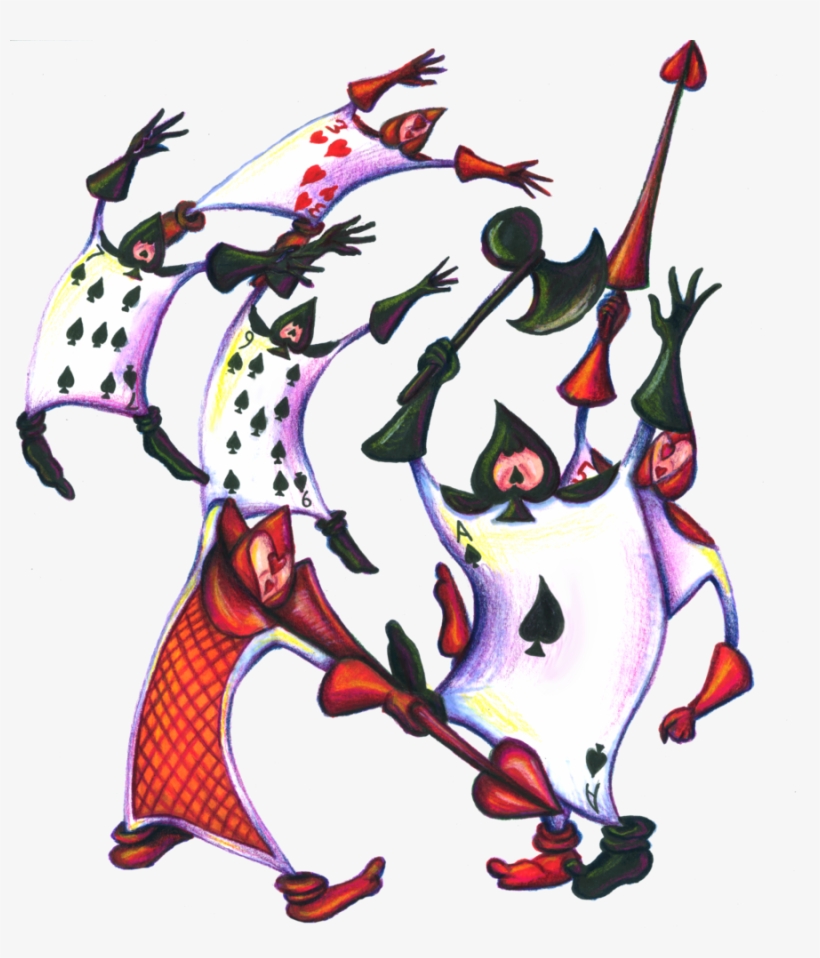 Free Stock Collection Of Card Soldiers High - Alice In Wonderland Card Soldier Tattoo, transparent png download