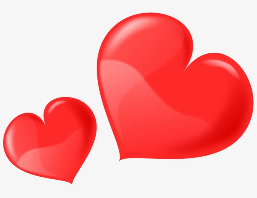 Red Heart Pic - Cute Heart Png, transparent png download