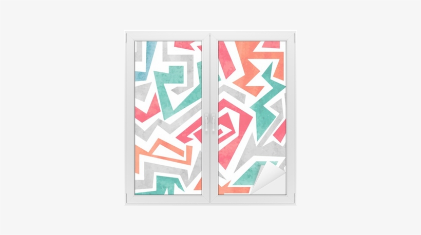 Watercolor Graffiti Colorful Seamless Pattern In Red, - Papel De Parede Coloridos Abstrato, transparent png download