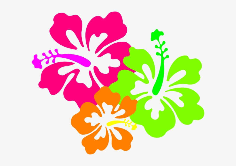 Hibiscus Candyleiscious Lei Clip Art At Vector Clip - Lei Clip Art, transparent png download