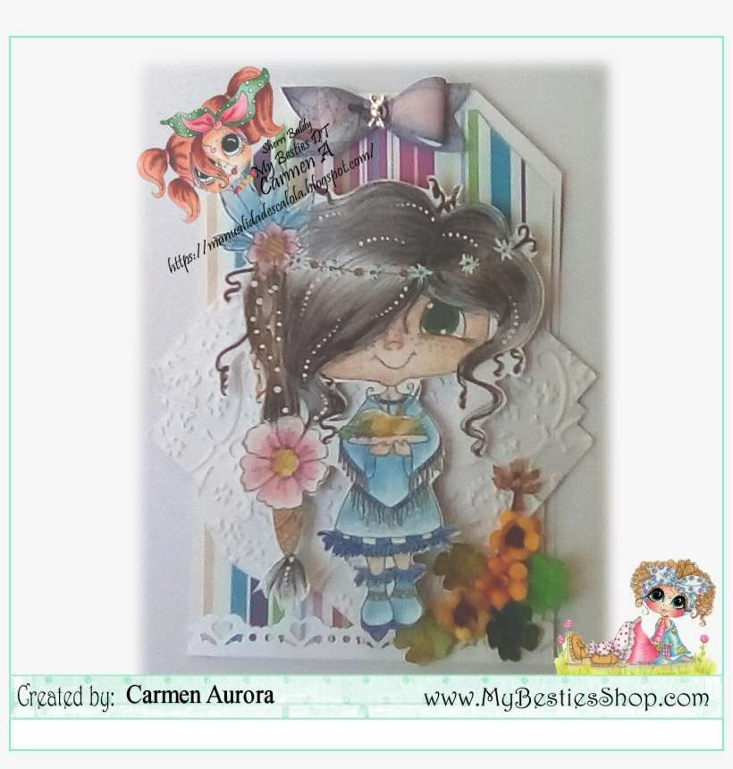 Hello Friends, I Bring You A Tag Decorated With A Beautiful - My Besties Clear Stamps 4"x6" Shop Till You Drop Myb189, transparent png download