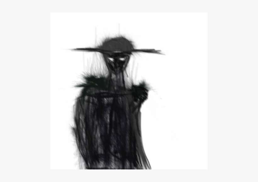 Clipart Transparent Stock Drawing Shadow Man - Phantom Hat Man, transparent png download