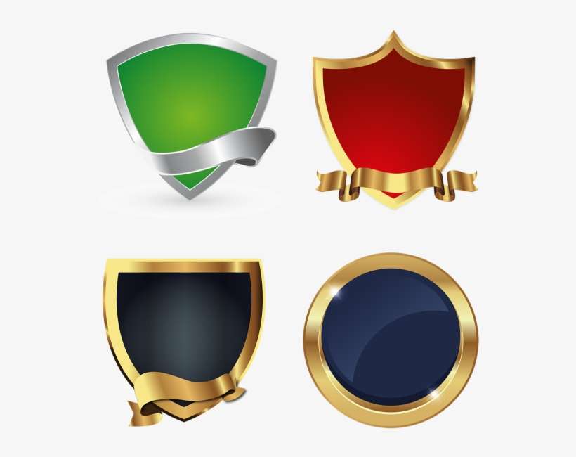 Escudos De Oro Logotipo Icono Insignias Collection - 25th Anniversary Logo Png, transparent png download