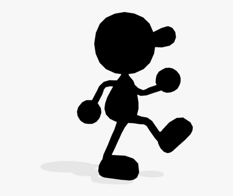 Mmd Brawl Game And Watch By Shadowleswolf - Super Smash Bros. Brawl, transparent png download