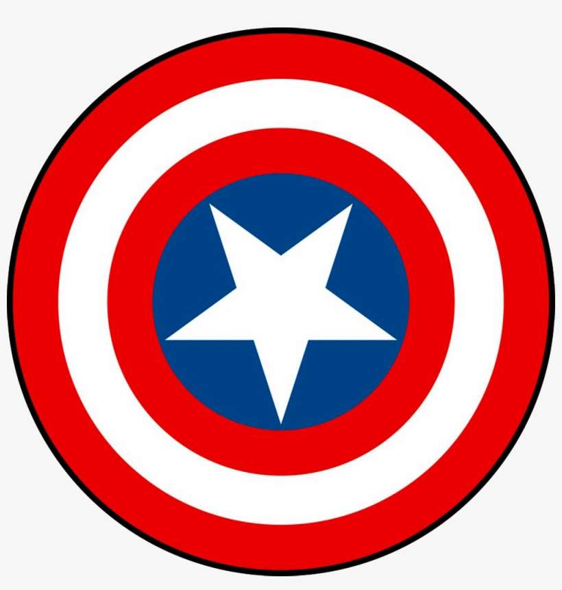 Escudo Do Capitão América Em Png - Captain America Shield To Print, transparent png download