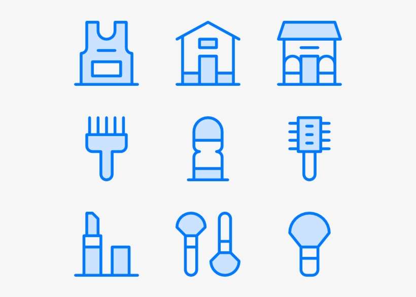 Beauty Saloon 25 Icons - Beauty, transparent png download