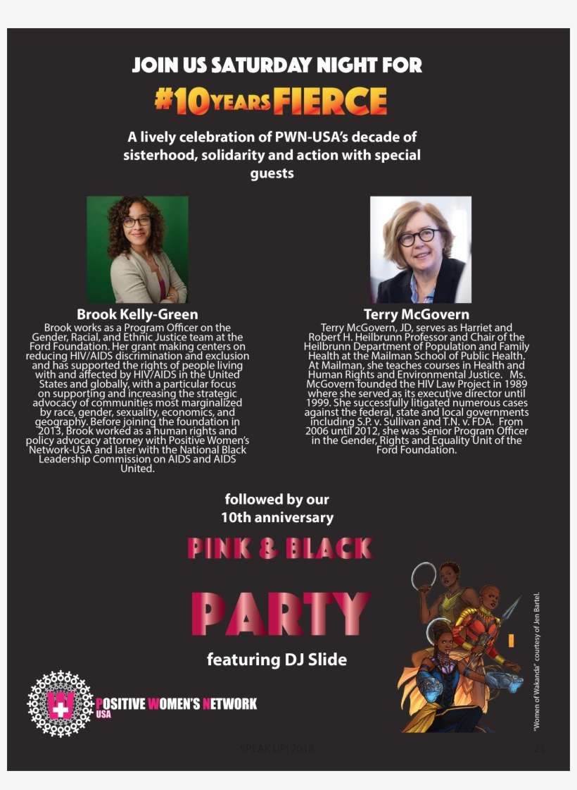 10yearsfierce Dinner Flyer - Flyer, transparent png download