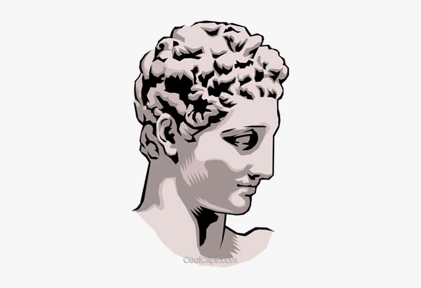 Statue Of Hermes Praxiteles Royalty Free Vector Clip - Hermes Clip Art, transparent png download