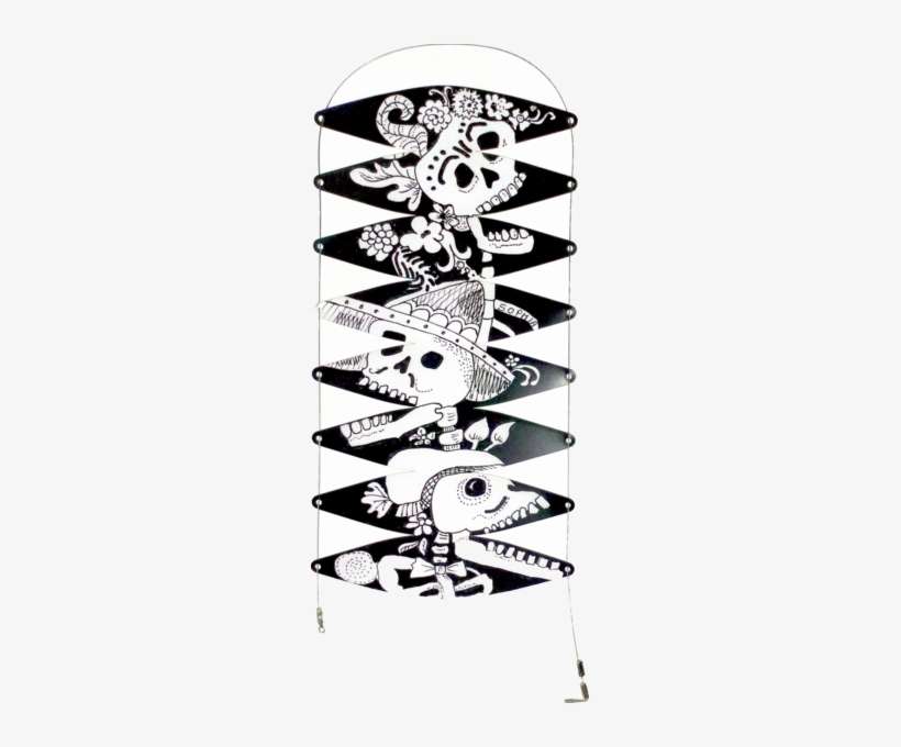 Blank Zimiglobes Dia De Los Muertos Card - Illustration, transparent png download