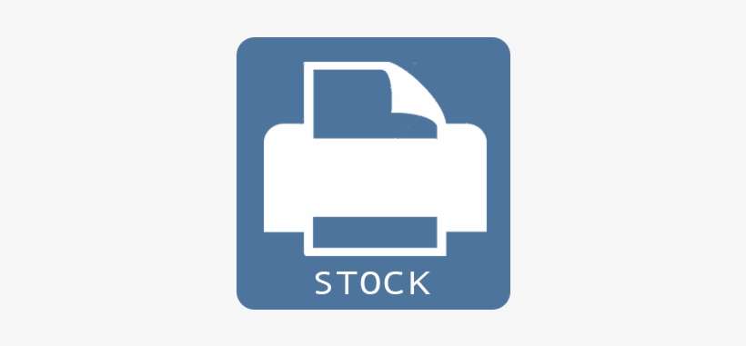 Stock Membership Cards - Printer Icon Png White, transparent png download
