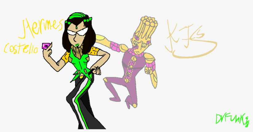 Banner Transparent Costello And Kiss By Drfunk On Deviantart - Hermes Costello Kiss, transparent png download