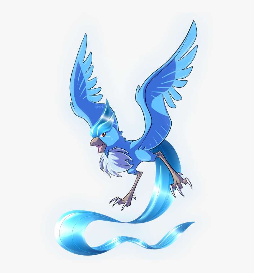 Articuno Ice Pokemon, Pokemon Comics, Pokemon Go Team - Articuno, transparent png download