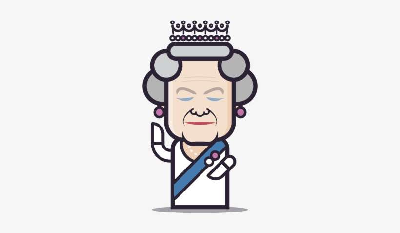 Loogmoji Of Queen Elizabeth - Elizabeth Ii, transparent png download