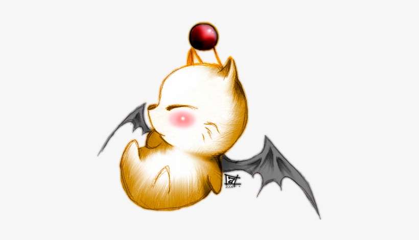 On The Wind Far And Wide - Moogle Tattoo, transparent png download