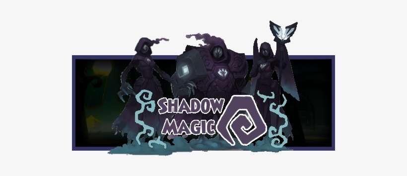 Shadow Magic Banner 2 With Background - Shadow Magic Symbol Wizard101, transparent png download