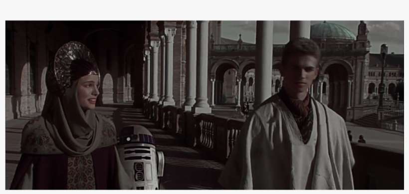 Anakin And Padme Arriving On Alderaan - Girl, transparent png download