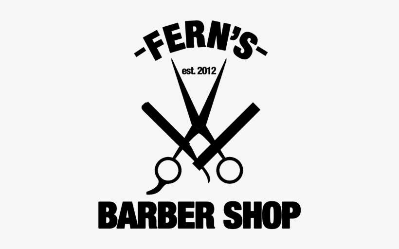 Fern's Barber Shop Logo On Behance - Ferns Barber Shop Logo, transparent png download