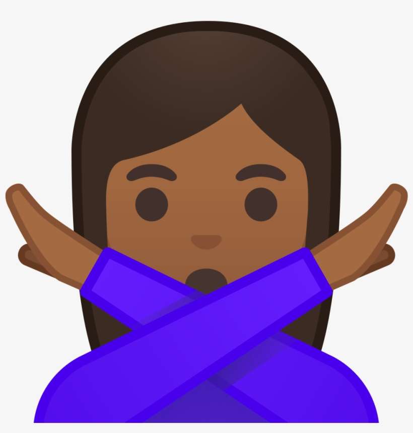 Download Svg Download Png - Significado Do Emojis 🙅, transparent png download