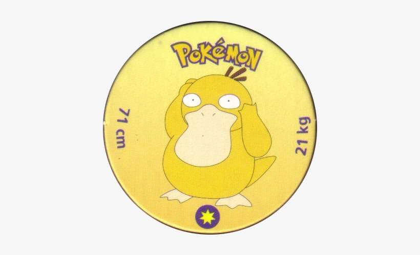 Pokémon 054-psyduck - Pokemon - Poliwhirl #61 Decal, Multicoloured, transparent png download