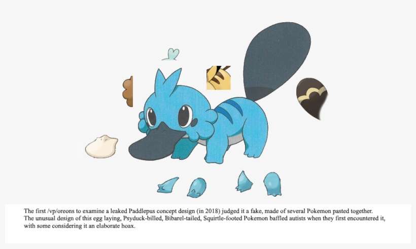264kib, 1013x558, 1519448025120 - Pokemon Platypus, transparent png download