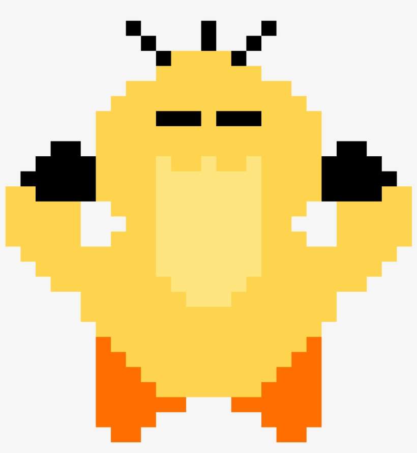Psyduck - Galaga Ship No Background, transparent png download
