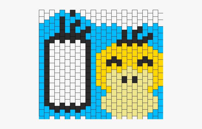 Psyduck Ipod Touch Case Bead Pattern - Ipod Touch, transparent png download