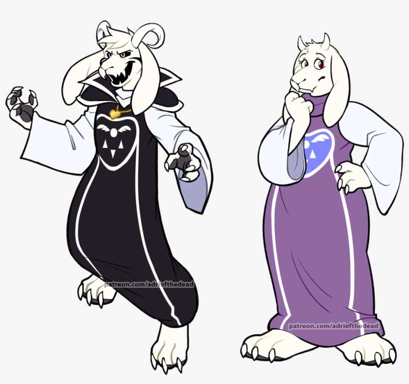 Here's Some Of My Personal Favorites I've Done Over - Asriel Dreemurr And Toriel, transparent png download