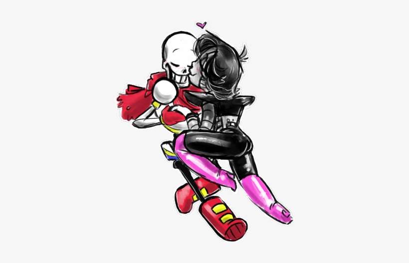 Papyrus X Mettaton - Art, transparent png download