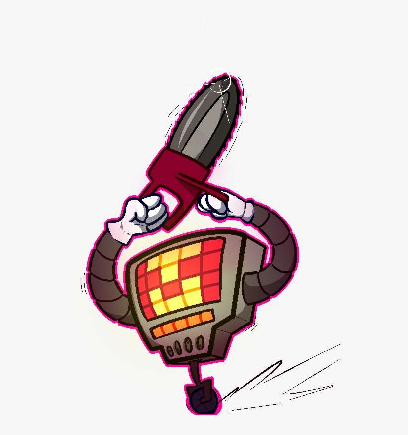 Log In To Report Abuse - Mettaton With Chainsaw Transparent, transparent png download