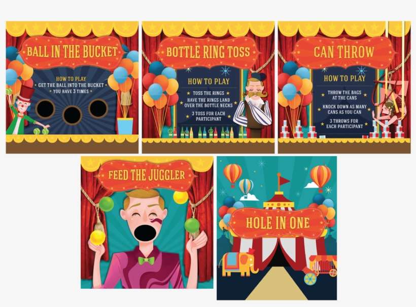 This Was A Poster Designed By Joanne Poon For A Circus - Poster, transparent png download