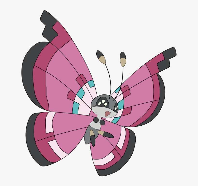 Pokemon Vivillon-meadow Is A Fictional Character Of - Vivillon Meadow, transparent png download