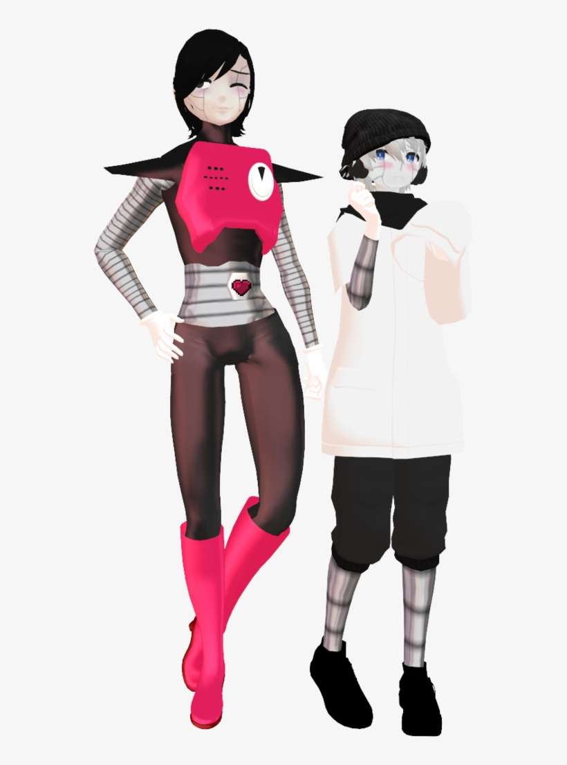 Blooky And Mettaton - Mettaton Ex And Blooky, transparent png download